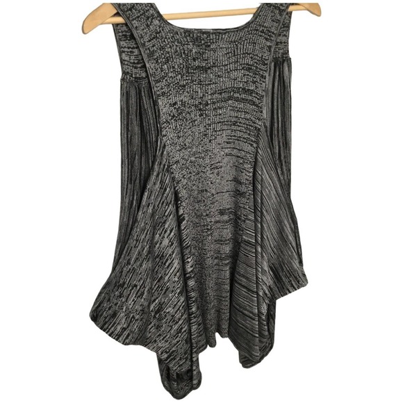 New Buffalo By David Bitton Waterfall Drape Open Sleeveless Cardigan L - Picture 4 of 9